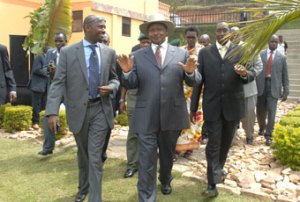 Mwenda and Museveni talk